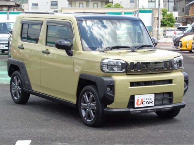 タフト Ｇターボ　ダーククロムベンチャー　４ＷＤ　純正ナビ　全方位モニター　シートヒーター　クルーズコントロール　ステアリングリモコン　衝突被害軽減システム　ＬＥＤヘッドライト（15枚目）