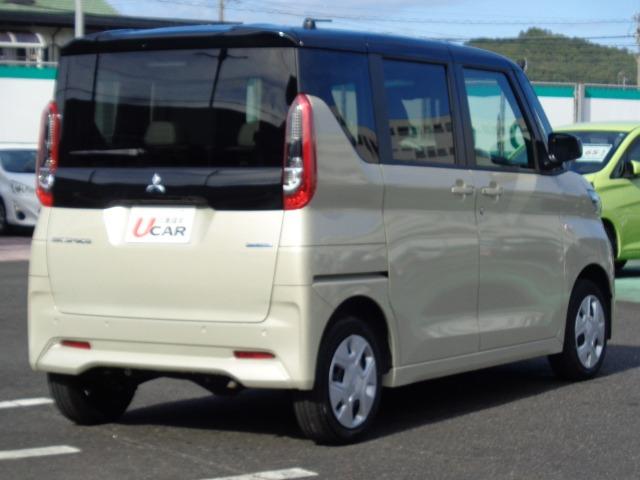 ｅＫスペース Ｇ　４ＷＤ　純正ナビ　バックカメラ　シートヒーター　ステアリングリモコン　ＬＥＤヘッドライト　衝突被害軽減システム　片側電動スライドドア　メーカー保証継承付き（3枚目）