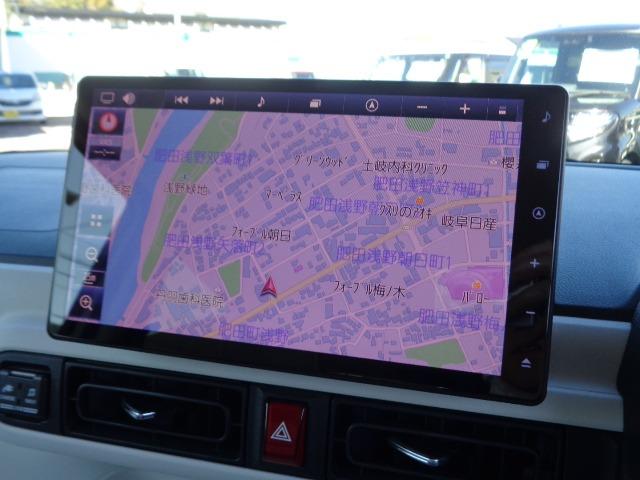 ムーヴキャンバス ストライプスＧ　１０インチナビ　バックカメラ　ＥＴＣ　シートヒーター　ステアリングリモコン　ＬＥＤヘッドライト　両側電動スライドドア　走行距離無制限１年保証付き（7枚目）