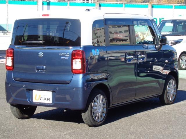 ワゴンRスマイル ハイブリッドS 2トーンルーフパッケージ装着車 純正ナビ 全方位モニター ステアリングリモコン シートヒーター 両側電動スライドドア クルーズコントロール 走行距離無制限1年保証付き(4枚目)