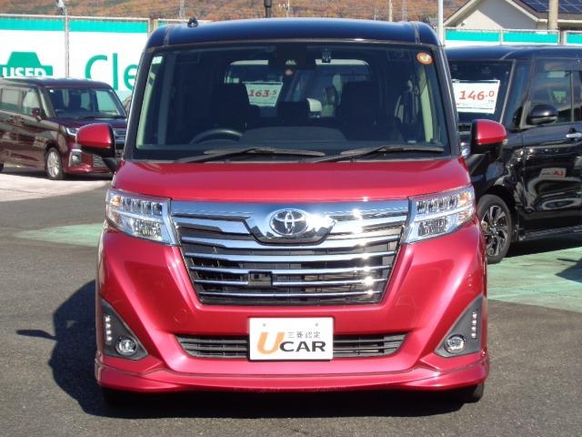 ルーミー カスタムG-T ターボ 純正ナビ バックカメラ LEDヘッドライト ETC クルーズコントロール 衝突被害軽減システム 純正エンジンスターター ステアリングリモコン スペアタイヤ積載 走行距離無制限1年保証付き(17枚目)