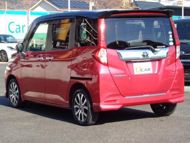 ルーミー カスタムG-T ターボ 純正ナビ バックカメラ LEDヘッドライト ETC クルーズコントロール 衝突被害軽減システム 純正エンジンスターター ステアリングリモコン スペアタイヤ積載 走行距離無制限1年保証付き(23枚目)