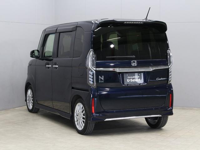 Ｎ－ＢＯＸカスタム ＥＸターボ　ワンオーナー　禁煙車　衝突軽減ブレーキ　電子パーキングブレーキ　両側電動スライドドア　純正ナビ　ＤＶＤ再生　ＣＤ録音　フルセグＴＶ　Ｂｌｕｅｔｏｏｔｈ　リアカメラ　ＥＴＣ　前後ドライブレコーダー（21枚目）