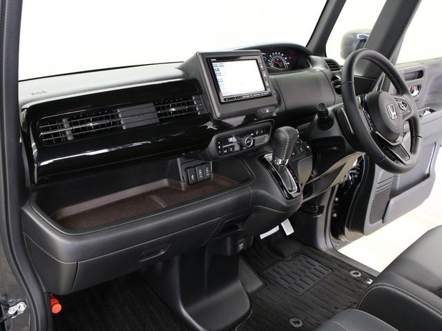 Ｎ－ＢＯＸカスタム ＥＸターボ　ワンオーナー　禁煙車　衝突軽減ブレーキ　電子パーキングブレーキ　両側電動スライドドア　純正ナビ　ＤＶＤ再生　ＣＤ録音　フルセグＴＶ　Ｂｌｕｅｔｏｏｔｈ　リアカメラ　ＥＴＣ　前後ドライブレコーダー（33枚目）