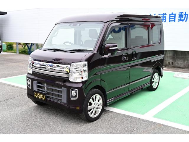 エブリイワゴン ＰＺターボスペシャル　両側電動パワースライド　電動ステップ　新品タイヤ　ドラレコ　ＥＴＣ　バックカメラ　シートヒーター　オートエアコン　オートライト　ナビ　デュアルカメラブレーキサポート（11枚目）