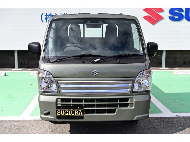 キャリイトラック KCエアコン・パワステ 新色 届出済未使用車 メーカー保証 マット バイザー コーナーセンサー 4AT アイドリングストップ エアコン パワステ パワーウインドウ キーレス 衝突被害軽減ブレーキ 横滑り防止システム(2枚目)