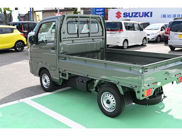 キャリイトラック KCエアコン・パワステ 新色 届出済未使用車 メーカー保証 マット バイザー コーナーセンサー 4AT アイドリングストップ エアコン パワステ パワーウインドウ キーレス 衝突被害軽減ブレーキ 横滑り防止システム(9枚目)