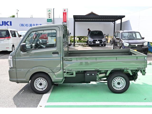 キャリイトラック KCエアコン・パワステ 新色 届出済未使用車 メーカー保証 マット バイザー コーナーセンサー 4AT アイドリングストップ エアコン パワステ パワーウインドウ キーレス 衝突被害軽減ブレーキ 横滑り防止システム(10枚目)