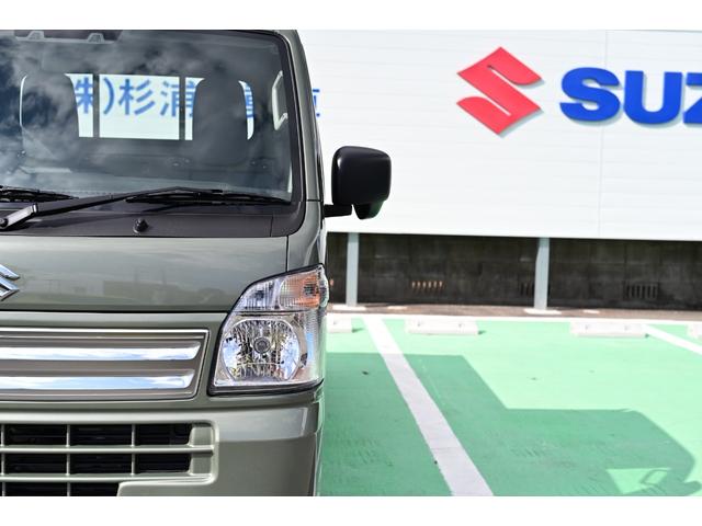 キャリイトラック KCエアコン・パワステ 新色 届出済未使用車 メーカー保証 マット バイザー コーナーセンサー 4AT アイドリングストップ エアコン パワステ パワーウインドウ キーレス 衝突被害軽減ブレーキ 横滑り防止システム(13枚目)