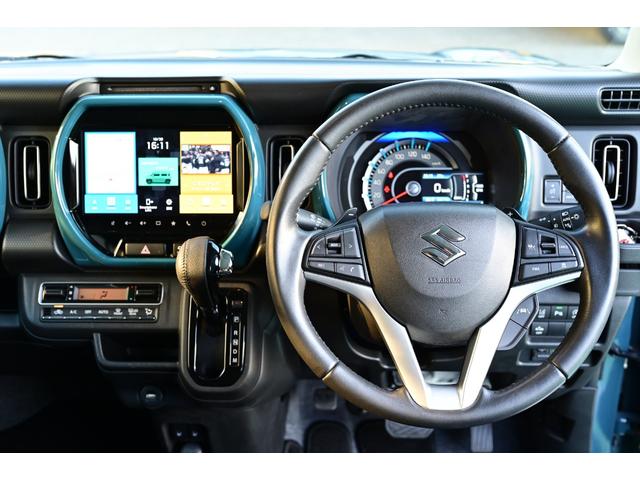 ハスラー ハイブリッドXターボ 9インチメーカーナビ 全周囲カメラ 車検付き 新品タイヤ 前後ドラレコ ETC カープレイ Bluetooth シートヒーター 衝突被害軽減ブレーキ オートエアコン オートライト LEDヘッドライト(3枚目)