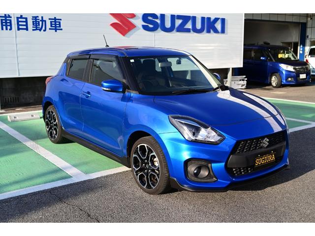 スイフトスポーツ ベースグレード 6MT メーカー保証 新品タイヤ ユーザー様買取車両 Bluetooth 安全カメラ無し LEDライト シートヒーター ナビ ドラレコ ETC バックカメラ 横滑り防止システム(5枚目)
