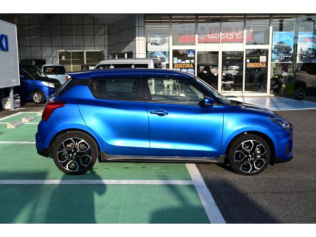 スイフトスポーツ ベースグレード 6MT メーカー保証 新品タイヤ ユーザー様買取車両 Bluetooth 安全カメラ無し LEDライト シートヒーター ナビ ドラレコ ETC バックカメラ 横滑り防止システム(6枚目)