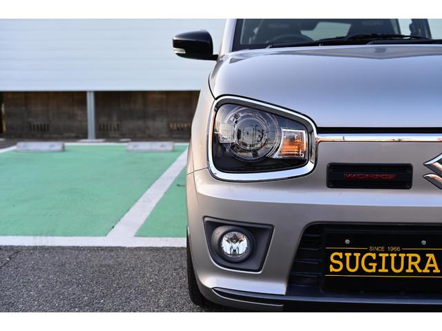 アルトワークス ベースグレード　４ＷＤ　５ＭＴ　レカロシート　ターボ　ローダウン　ダウンサス　ＫＹＢショック　純正ＡＷ　新品タイヤ　革巻きステアリング　フォグランプ　ＨＩＤヘッドライト　オートエアコン　スマートキー　スタッドレス付き（12枚目）