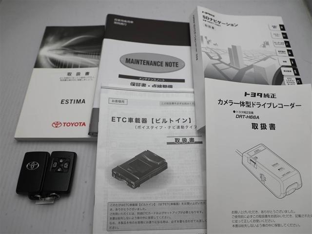 取説・メンテナンスノート・スマートキーの３点セットです。