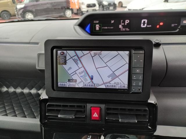 タント カスタムＲＳセレクション　スマートアシスト　走行５３６７９Ｋ　４灯ＬＥＤライト　１５アルミ　両側電動ドア　Ｃソナ　黒ハーフレザーシート　シートヒータ　クルコン　ＥＴＣ　ＳＤナビＴＶＢＴＢモニステリモ　スマートキＸ２Ｐスタ保証付（4枚目）