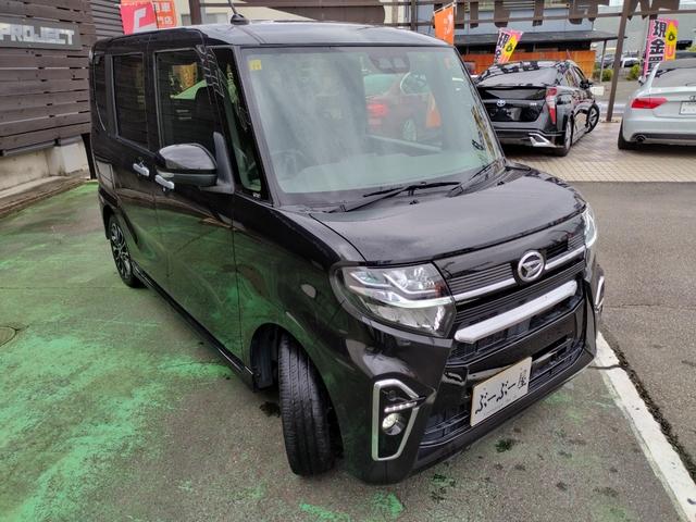 タント カスタムＲＳセレクション　スマートアシスト　走行５３６７９Ｋ　４灯ＬＥＤライト　１５アルミ　両側電動ドア　Ｃソナ　黒ハーフレザーシート　シートヒータ　クルコン　ＥＴＣ　ＳＤナビＴＶＢＴＢモニステリモ　スマートキＸ２Ｐスタ保証付（7枚目）