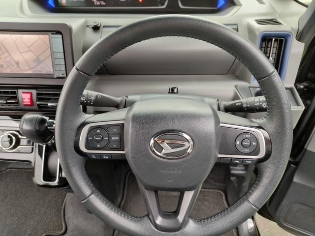 タント カスタムＲＳセレクション　スマートアシスト　走行５３６７９Ｋ　４灯ＬＥＤライト　１５アルミ　両側電動ドア　Ｃソナ　黒ハーフレザーシート　シートヒータ　クルコン　ＥＴＣ　ＳＤナビＴＶＢＴＢモニステリモ　スマートキＸ２Ｐスタ保証付（64枚目）