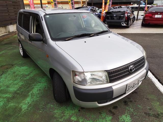 プロボックスバン DX 走行93260K Tチェーン 外LEDライト 車高調 外16アルミ リアスモーク 黒レザー調シートカバ ETC BluetoothCDDVDUSB キーレス スタッドレスセット ナルディハンドル保証付(7枚目)