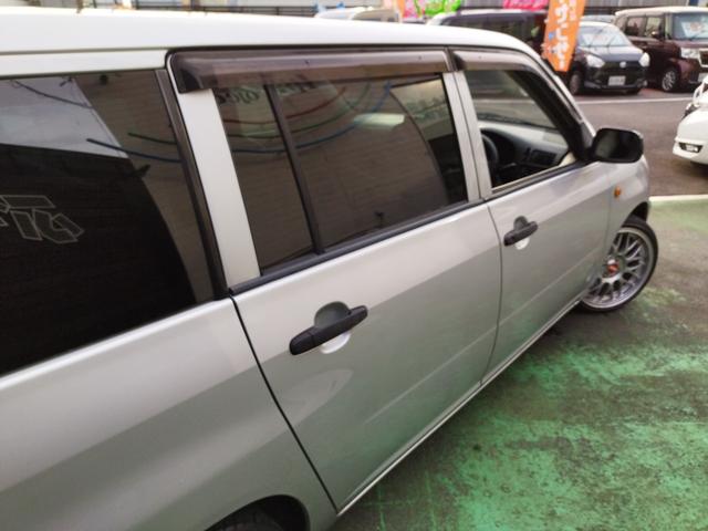 プロボックスバン DX 走行93260K Tチェーン 外LEDライト 車高調 外16アルミ リアスモーク 黒レザー調シートカバ ETC BluetoothCDDVDUSB キーレス スタッドレスセット ナルディハンドル保証付(14枚目)