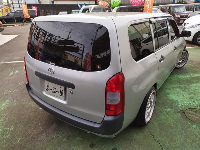 プロボックスバン DX 走行93260K Tチェーン 外LEDライト 車高調 外16アルミ リアスモーク 黒レザー調シートカバ ETC BluetoothCDDVDUSB キーレス スタッドレスセット ナルディハンドル保証付(15枚目)