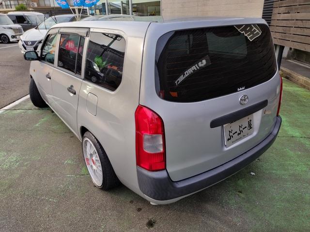 プロボックスバン DX 走行93260K Tチェーン 外LEDライト 車高調 外16アルミ リアスモーク 黒レザー調シートカバ ETC BluetoothCDDVDUSB キーレス スタッドレスセット ナルディハンドル保証付(17枚目)