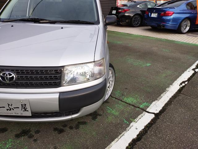 プロボックスバン DX 走行93260K Tチェーン 外LEDライト 車高調 外16アルミ リアスモーク 黒レザー調シートカバ ETC BluetoothCDDVDUSB キーレス スタッドレスセット ナルディハンドル保証付(31枚目)