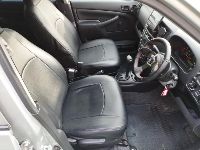 プロボックスバン DX 走行93260K Tチェーン 外LEDライト 車高調 外16アルミ リアスモーク 黒レザー調シートカバ ETC BluetoothCDDVDUSB キーレス スタッドレスセット ナルディハンドル保証付(43枚目)