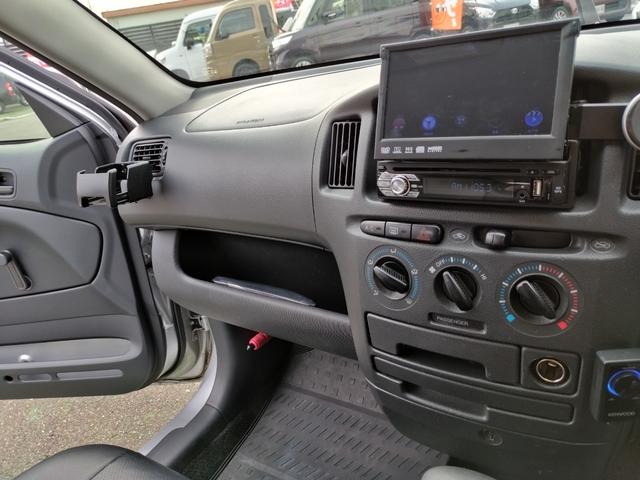 プロボックスバン DX 走行93260K Tチェーン 外LEDライト 車高調 外16アルミ リアスモーク 黒レザー調シートカバ ETC BluetoothCDDVDUSB キーレス スタッドレスセット ナルディハンドル保証付(73枚目)