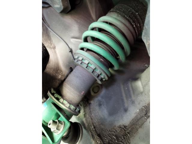 プリウスアルファ S 走行99136K 検9年3月 DADエアロ リアスポ ボンネットスポ 車高調 外18AW LEDテール HIDライト フォグ 9型ナビフルセグBモニ 前後ドラレコ 黒ウッドパネル スマートキX2保証付(9枚目)