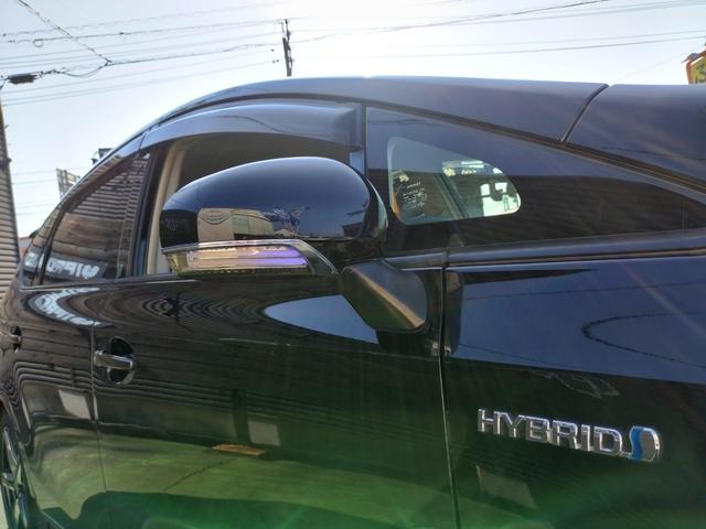 プリウスアルファ S 走行99136K 検9年3月 DADエアロ リアスポ ボンネットスポ 車高調 外18AW LEDテール HIDライト フォグ 9型ナビフルセグBモニ 前後ドラレコ 黒ウッドパネル スマートキX2保証付(10枚目)