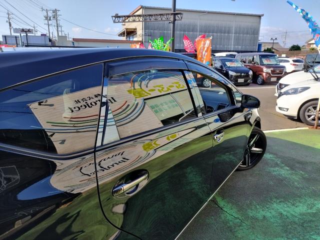 プリウスアルファ S 走行99136K 検9年3月 DADエアロ リアスポ ボンネットスポ 車高調 外18AW LEDテール HIDライト フォグ 9型ナビフルセグBモニ 前後ドラレコ 黒ウッドパネル スマートキX2保証付(14枚目)