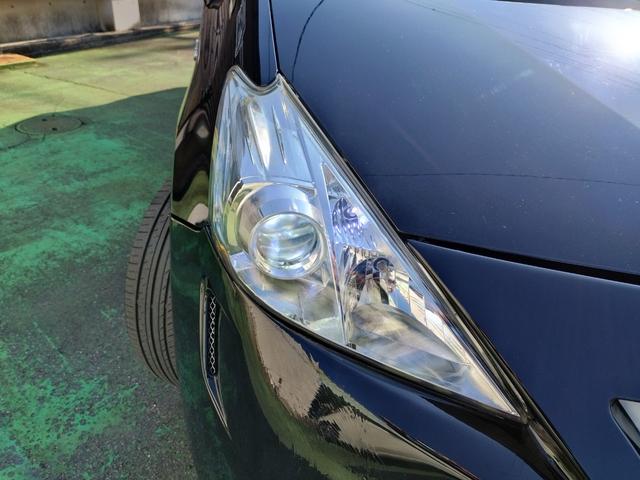 プリウスアルファ S 走行99136K 検9年3月 DADエアロ リアスポ ボンネットスポ 車高調 外18AW LEDテール HIDライト フォグ 9型ナビフルセグBモニ 前後ドラレコ 黒ウッドパネル スマートキX2保証付(35枚目)