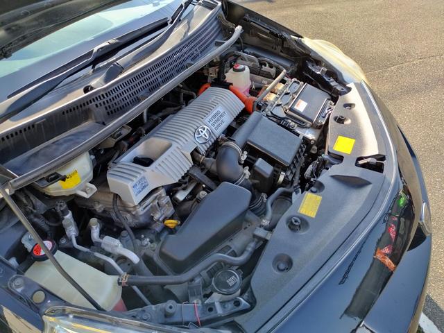 プリウスアルファ S 走行99136K 検9年3月 DADエアロ リアスポ ボンネットスポ 車高調 外18AW LEDテール HIDライト フォグ 9型ナビフルセグBモニ 前後ドラレコ 黒ウッドパネル スマートキX2保証付(43枚目)