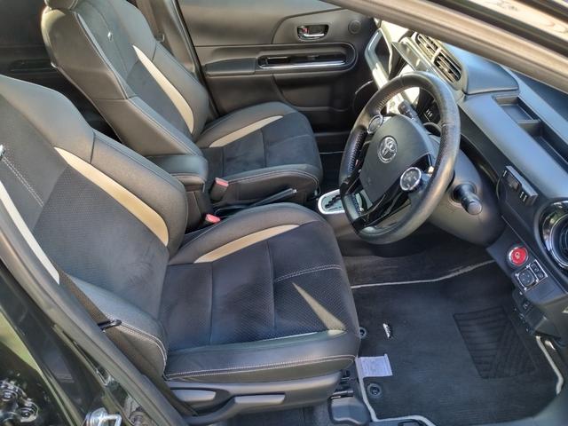 アクア Ｇ　Ｇ’ｓ　走行８９７８４Ｋ　検９年７月　ＧＳエアロ　ローダウン　１７アルミ　リアスポ　ＬＥＤライト　フォグ　黒ハーフレザーシートヒーター　ＳＤナビＴＶＢＴＢモニタＥＴＣ　ステリモ　スマートキーＰスタート　保証付（43枚目）