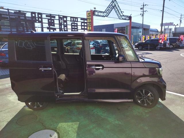 N-BOXカスタム G・Lホンダセンシング 1オーナー 走行22056K 禁煙車 左パワスラ 14アルミ リアスポ Cソナ 4灯LEDライト クルコン ステリモ レーダー ドラレコ SDナビフルセグバックモニターETC スマートキーX2 保証付(14枚目)