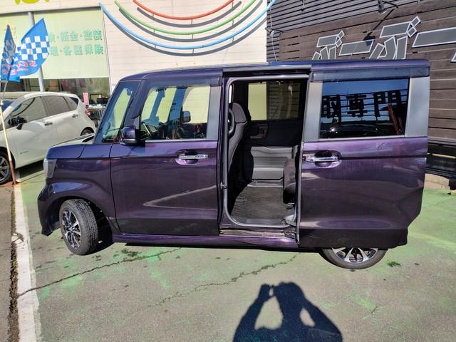 N-BOXカスタム G・Lホンダセンシング 1オーナー 走行22056K 禁煙車 左パワスラ 14アルミ リアスポ Cソナ 4灯LEDライト クルコン ステリモ レーダー ドラレコ SDナビフルセグバックモニターETC スマートキーX2 保証付(27枚目)
