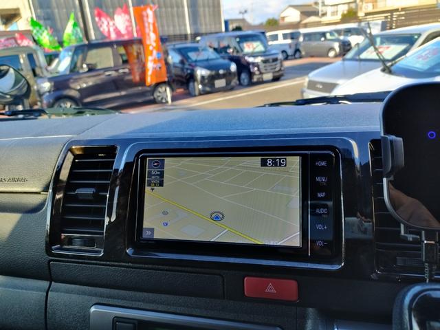 ハイエースバン スーパーGL ダークプライムII 4WDディーゼル 1オナ 走行68934K セーフティセンス 両側電動ドア Cソナ 4灯LED リアスモーク コンビハンドル ナビTVBT全方位モニETC 前後ドラレコ デジタルミラ コンセント保証付(4枚目)