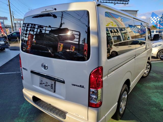 ハイエースバン スーパーGL ダークプライムII 4WDディーゼル 1オナ 走行68934K セーフティセンス 両側電動ドア Cソナ 4灯LED リアスモーク コンビハンドル ナビTVBT全方位モニETC 前後ドラレコ デジタルミラ コンセント保証付(14枚目)