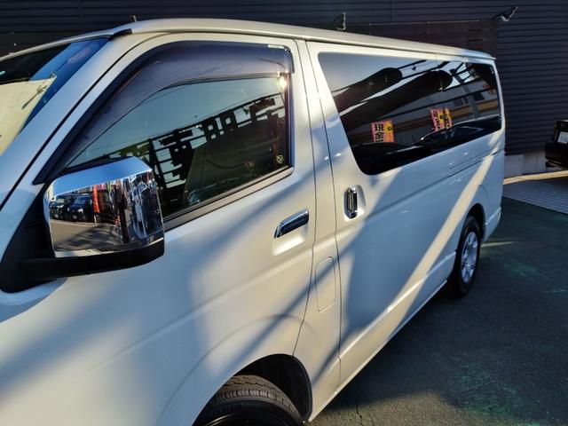 ハイエースバン スーパーGL ダークプライムII 4WDディーゼル 1オナ 走行68934K セーフティセンス 両側電動ドア Cソナ 4灯LED リアスモーク コンビハンドル ナビTVBT全方位モニETC 前後ドラレコ デジタルミラ コンセント保証付(25枚目)