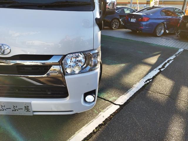 ハイエースバン スーパーGL ダークプライムII 4WDディーゼル 1オナ 走行68934K セーフティセンス 両側電動ドア Cソナ 4灯LED リアスモーク コンビハンドル ナビTVBT全方位モニETC 前後ドラレコ デジタルミラ コンセント保証付(30枚目)