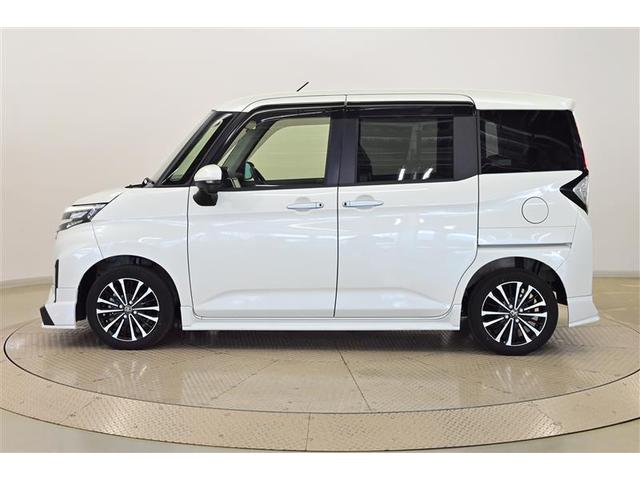 ルーミー カスタムG-T フルセグ地デジTV メモリーナビ マルチビューカメラ 禁煙 1オーナー ETC付 ドラレコ エアロ 両側電スラ ブルートゥースオーディオ クルコン 前席シートヒーター 衝突軽減ブレーキシステム(5枚目)