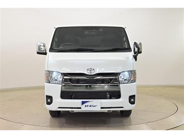 ハイエースバン スーパーGL ダークプライム 両側電動ドア 禁煙車 記録簿有 DVD再生 キーレス 4WD ETC 横滑り防止機能 メモリーナビ ドラレコ LEDヘッドランプ 1オーナー 100V パノラミックビュー Bluetooth接続(2枚目)
