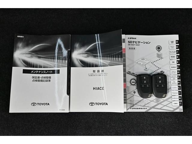 ハイエースバン スーパーGL ダークプライム 両側電動ドア 禁煙車 記録簿有 DVD再生 キーレス 4WD ETC 横滑り防止機能 メモリーナビ ドラレコ LEDヘッドランプ 1オーナー 100V パノラミックビュー Bluetooth接続(19枚目)