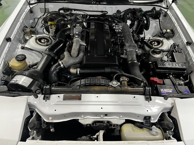 スープラ ２．５ＧＴツインターボＲ　純正５ＭＴ　純正ツインターボ（１ＪＺーＧＴＥ）　社外３ピースホイール　元色純正ホワイト→同色純正ホワイト全塗装　純正フロント左右レカロシート（40枚目）