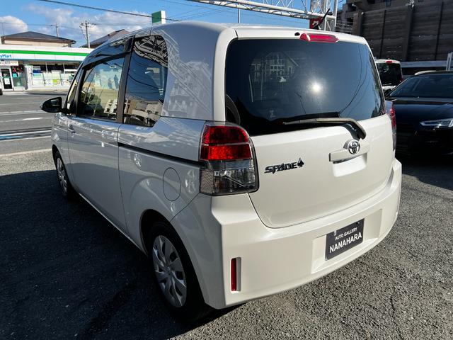 スペイド Ｆ　ＥＴＣ、バックカメラ、保証付き、キー２個、純正ナビ（フルセグ、Ｂｌｕｅｔｏｏｔｈ、ＤＶＤ）、左オートスライドドア、車検有（8枚目）