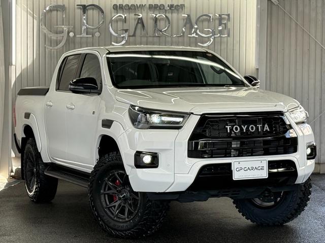 ハイラックス Ｚ　ＧＲスポーツ　新品ＲＡＹＳベルサス２７５／７０Ｒ１７ジオランダーＭＴタイヤ　リフトアップ　ＪＡＯＳインナーフェンダー　ハードトノカバー　ドラレコ付きデジタルインナーミラー　ＥＴＣ　パノラミックビューモニター（77枚目）