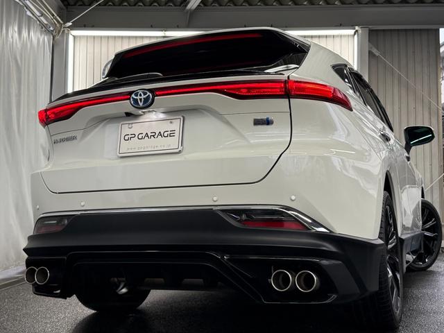 ハリアーハイブリッド Ｚ　１２．３型ナビ　ＪＢＬ　調光パノラマルーフ　ＧＲエアロ（フロント・サイド・リア）ＧＲスポーツマフラー　ＧＲ２０インチアルミ　モデリスタシグネチャーイルミグリル　デジタルインナーミラー　ＥＴＣ２．０（9枚目）