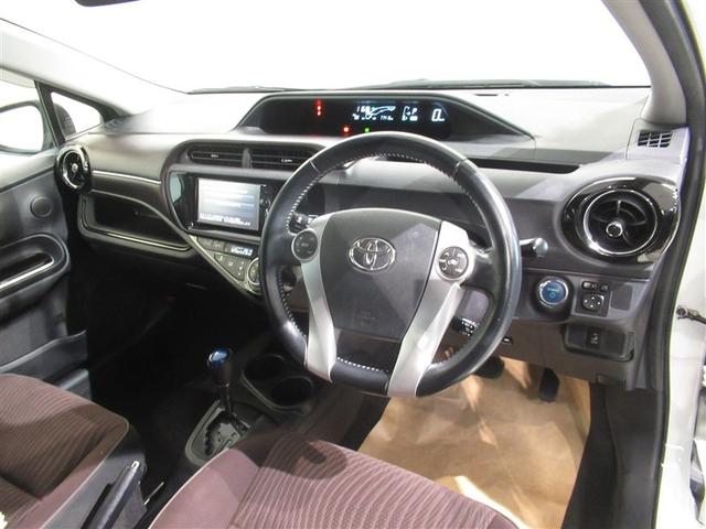 アクア G メモリーナビ フルセグ バックカメラ ETC CD ミュージックプレイヤー接続可 DVD再生 オートクルーズコントロール LEDヘッドランプ スマートキー キーレス ハイブリッド ワンオーナー(5枚目)