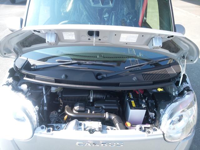 ムーヴキャンバス セオリーG 届出済未使用車 被害軽減ブレーキ ホッとカップホルダー 置きラクボックス 両側電動スライドドア オートエアコン 電動パーキングブレーキ ブレーキホールド シートヒーター LEDヘッドライト(19枚目)