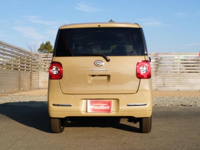 ムーヴキャンバス セオリーＸ　届出済未使用車　被害軽減ブレーキ　ＬＥＤヘッドライト　両側電動スライドドア　足踏み式パーキングブレーキ　バックカメラ　コーナーセンサー　オートエアコン　スマートキー（7枚目）